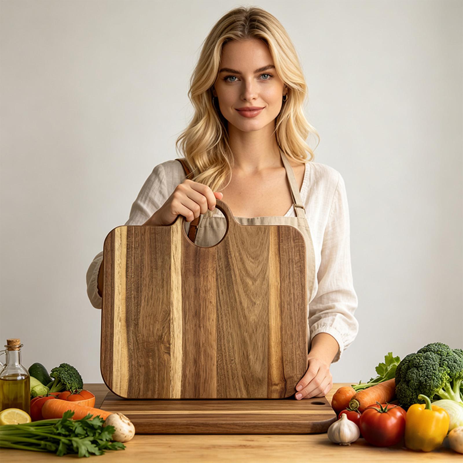 Meal Prep Cutting - Tabla de cortar de cocina antideslizante,