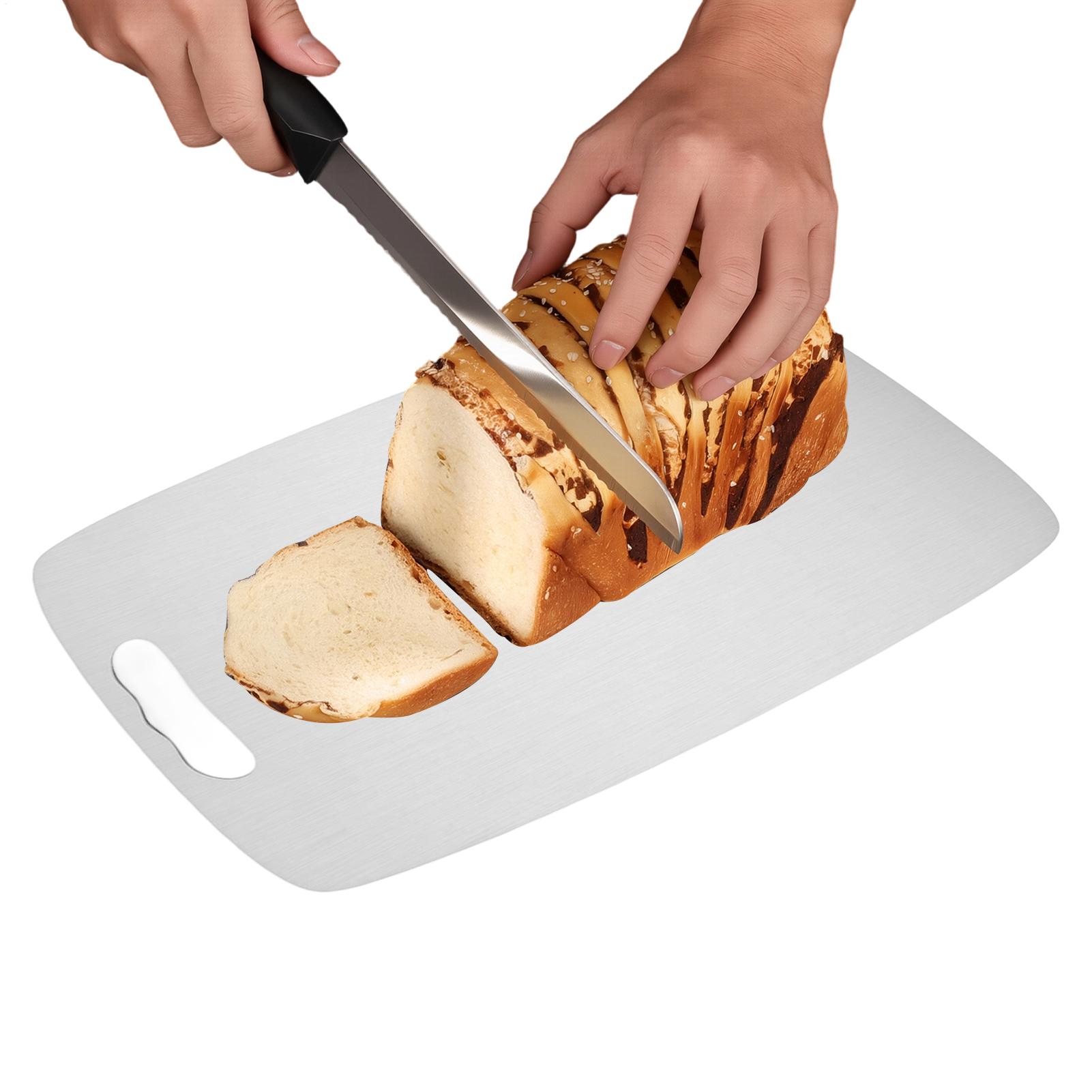 Meal Prep Cutting - Tabla de cortar de acero inoxidable