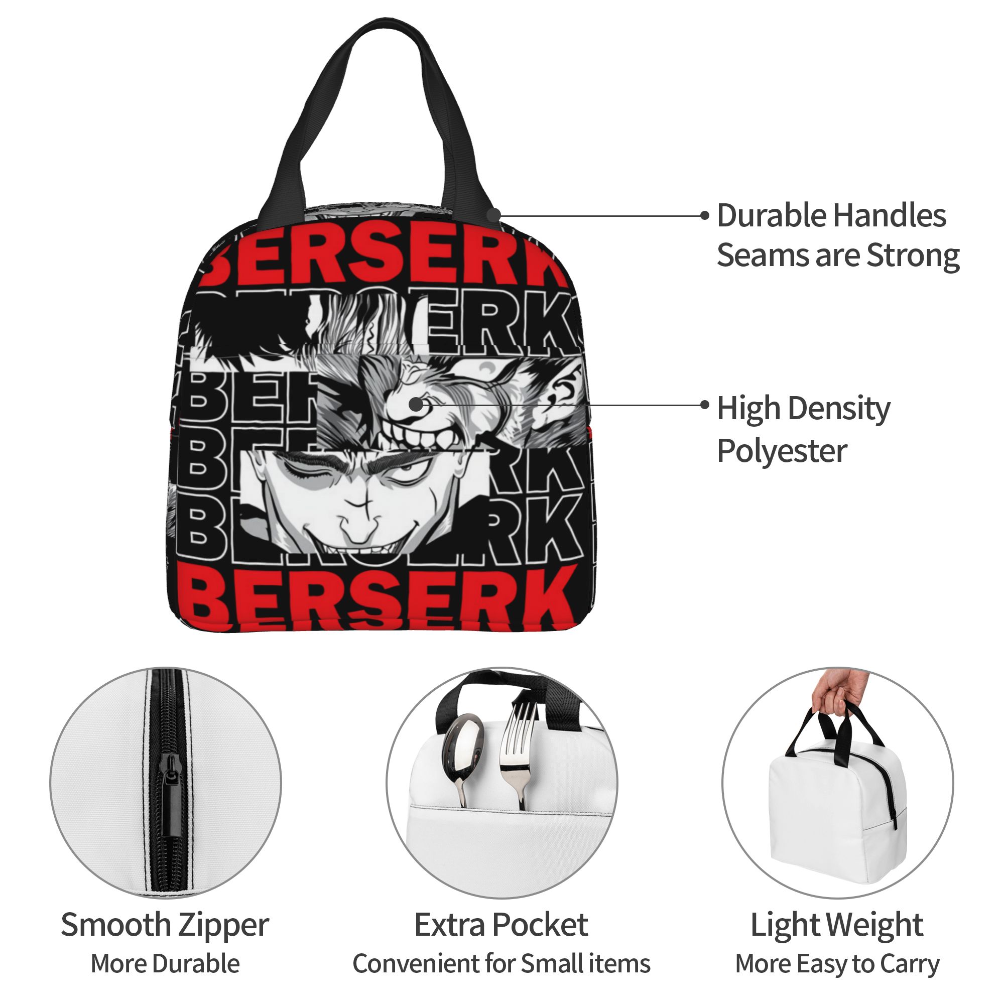 Meal Prep Bag - B-Berserks Bolsa de almuerzo con aislamiento