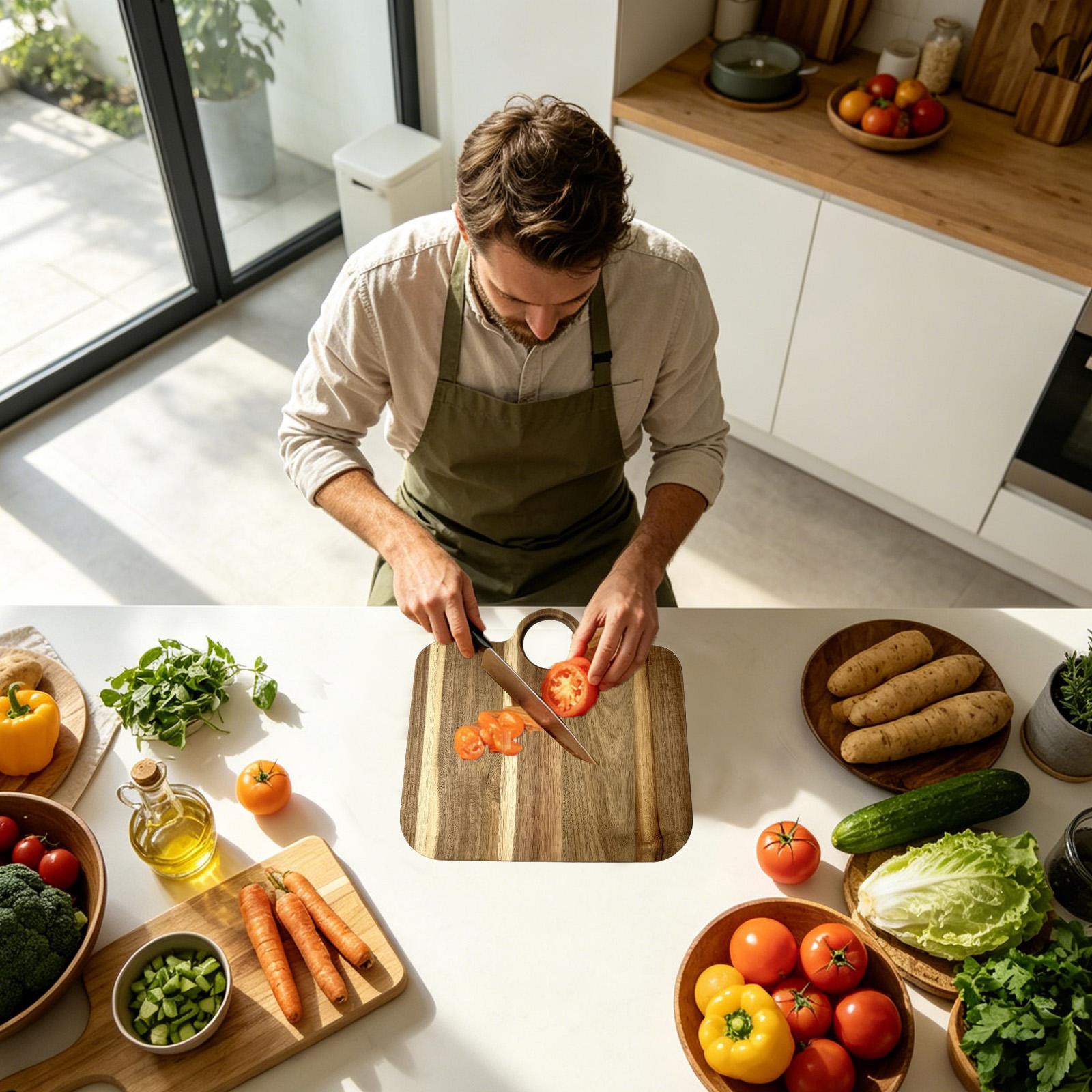 Tabla de cortar de cocina anti - Meal Prep Cutting reseña y precio