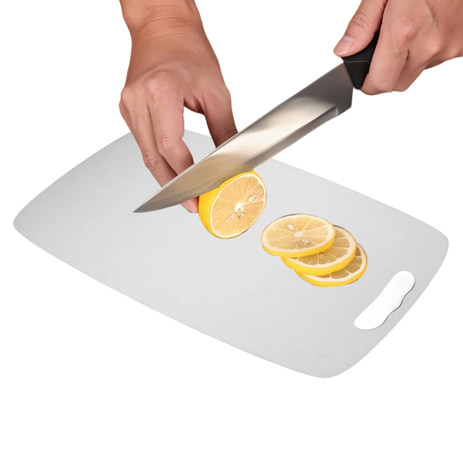 Tabla de cortar de acero inoxi - Meal Prep Cutting reseña y precio