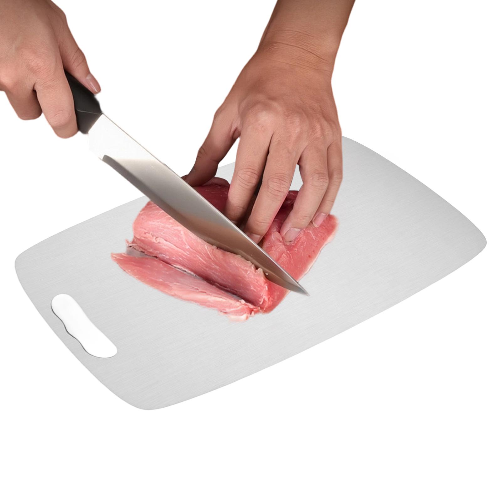 Tabla de cortar de acero inoxi - Meal Prep Cutting reseña y precio