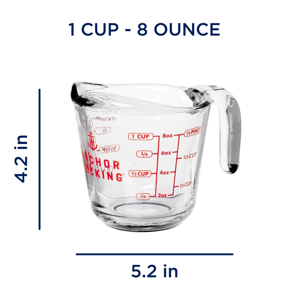 Juego de 2 tazas medidoras de  - Meal Prep Kitchen reseña y precio