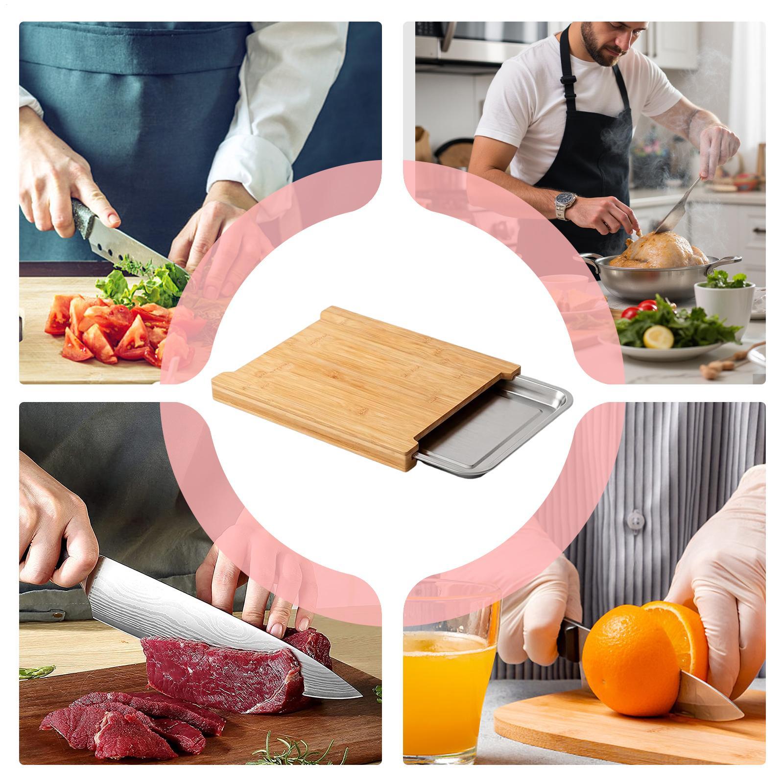 Tablas de cortar de madera par - Meal Prep Cutting reseña y precio
