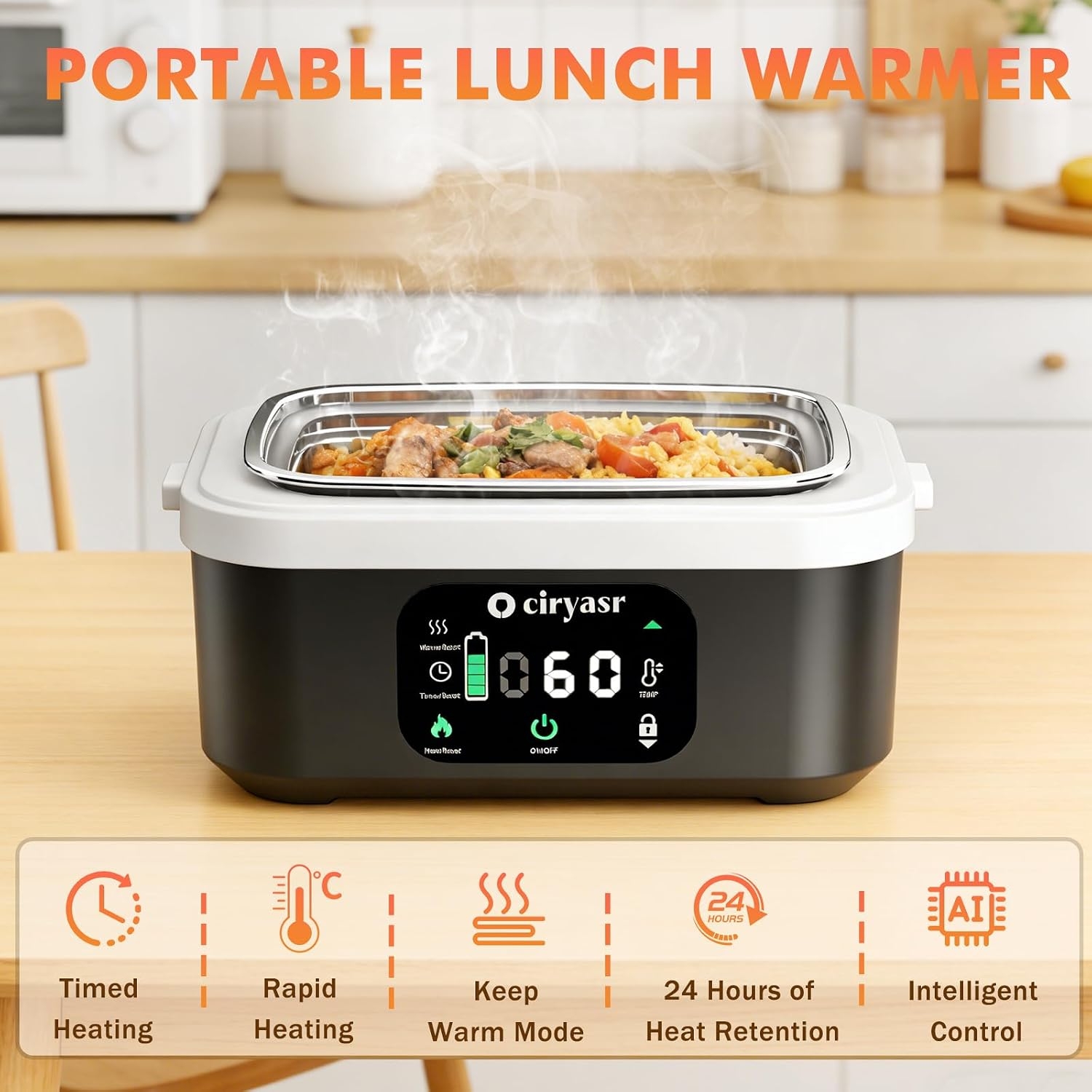 Potente Lonchera Eléctrica, Lo - Meal Prep Bag reseña y precio