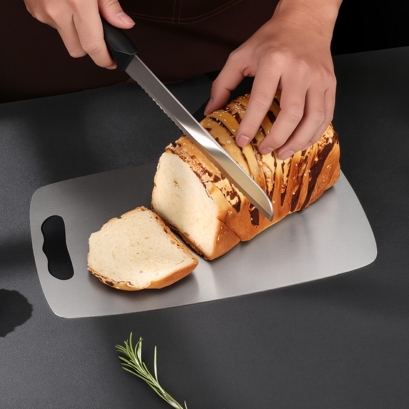 Tabla de cortar de acero inoxi - Meal Prep Cutting reseña y precio