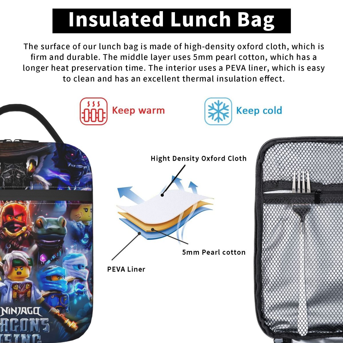 Loncheras reutilizables person - Meal Prep Bag reseña y precio