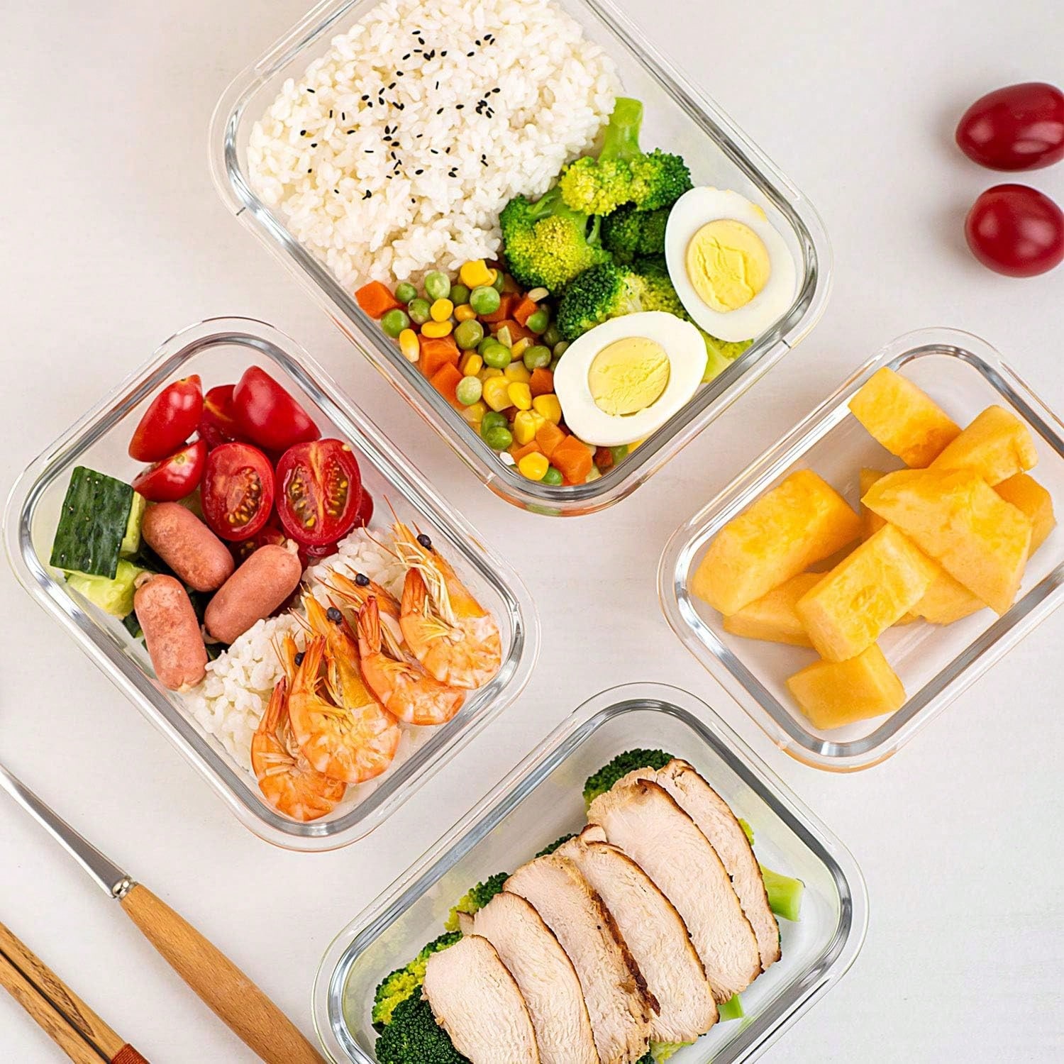 Paquete de 10 recipientes de v - Meal Prep Kitchen reseña y precio