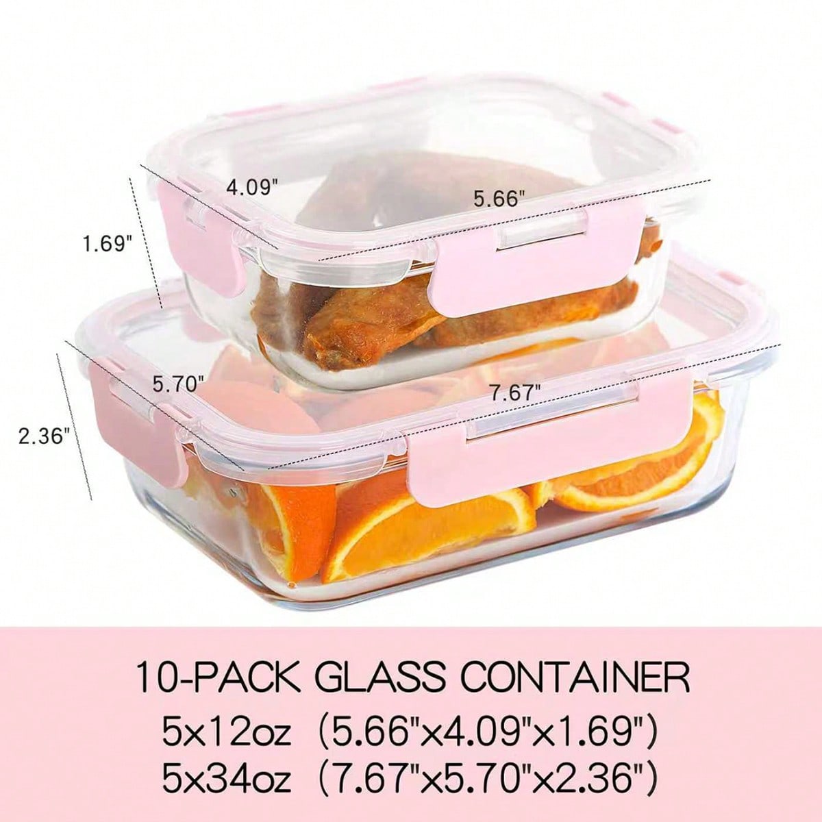 Paquete de 10 recipientes de v - Meal Prep Kitchen reseña y precio