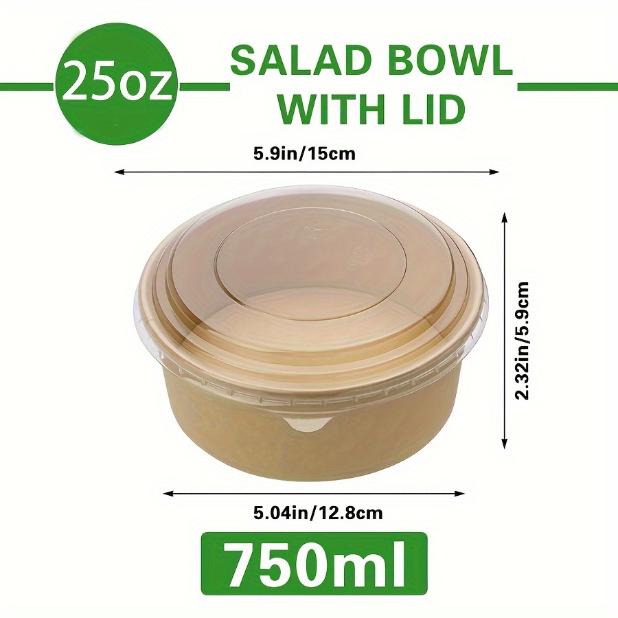 Paquete de 25 Oz/750Ml 25/50 t - Meal Prep Kitchen reseña y precio